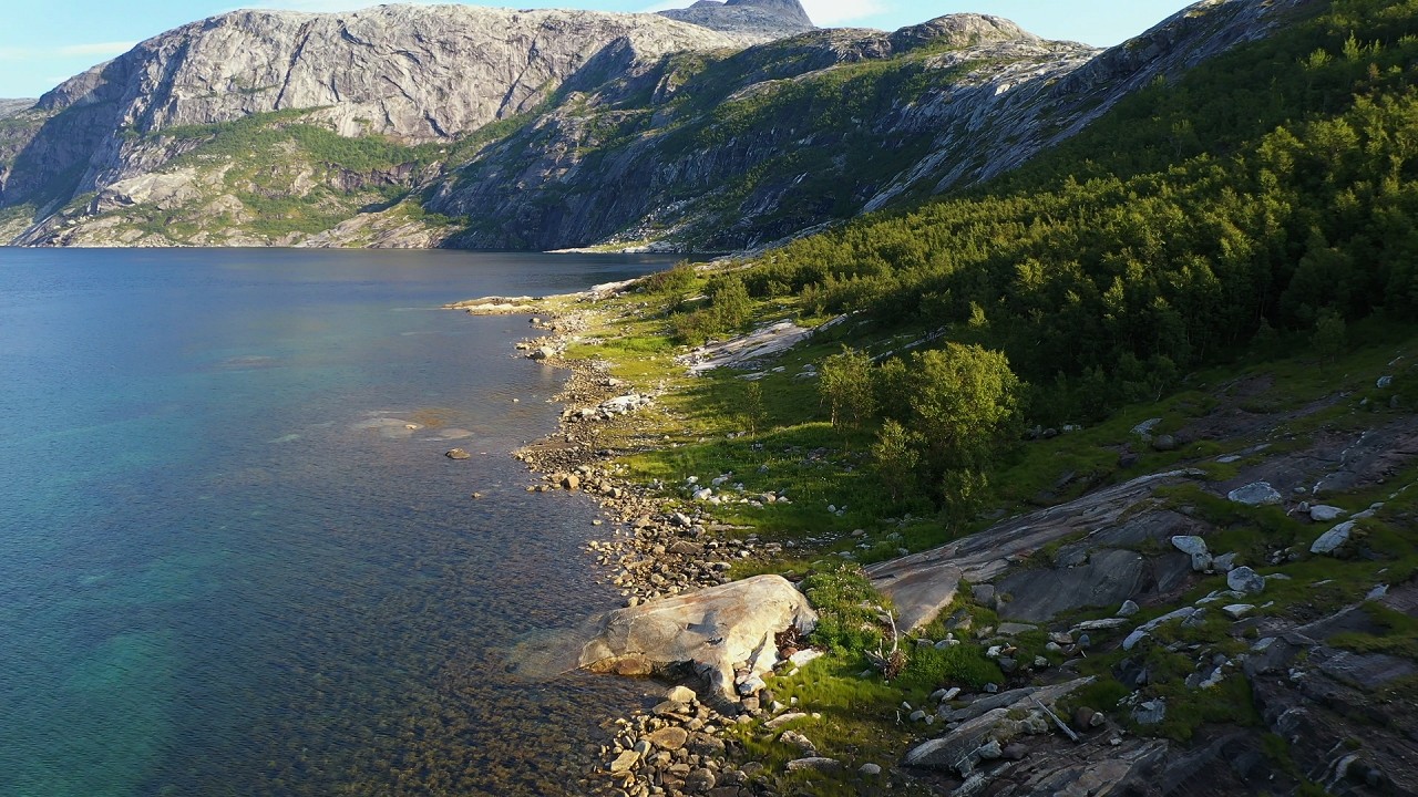 Oversiktsvideo av Elvefjorden ved Åseli - Tursiden